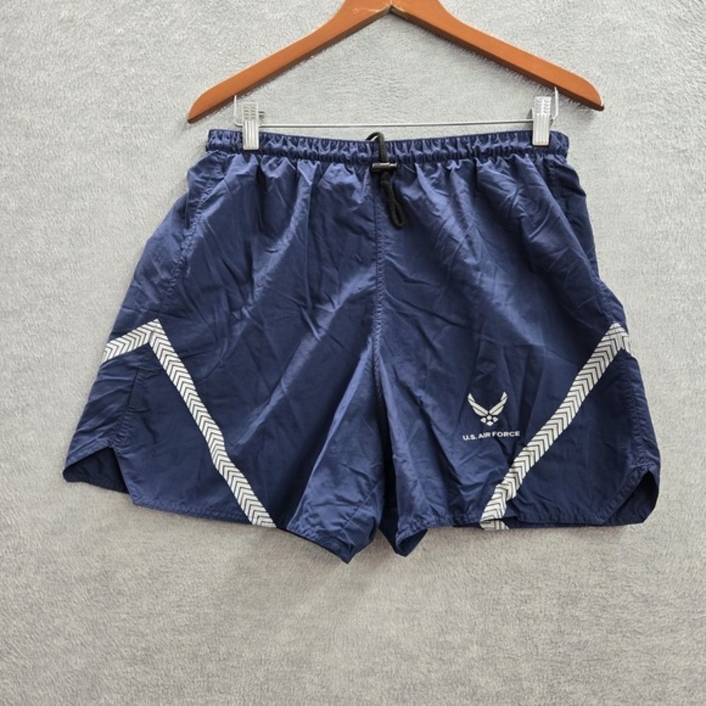 U.S. Air Force Men‎ Shorts LARGE Navy Blue Sweat TRUNKS PHYSICAL